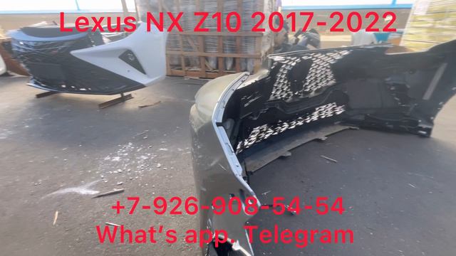 Бампер передний в сборе Lexus NX Z10 2017-2021 Решетка радиатора Молдинг ПТФ Лексус НХ Доставка ОПТ