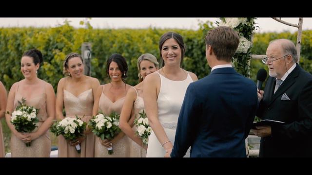 Paige & Josh get married at Cave Spring Vineyard