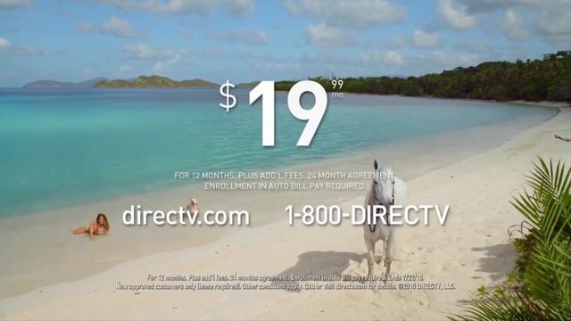 Hannah Davis and Her Horse DIRECTV Commercials