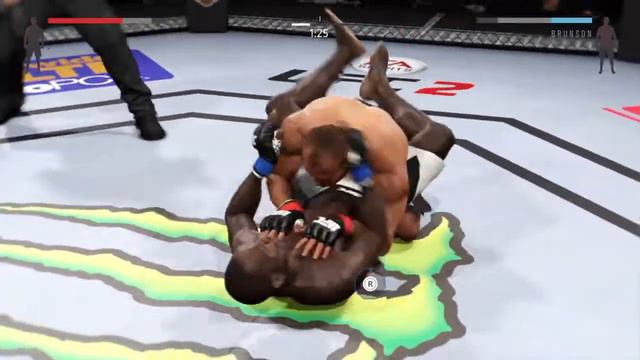 UFC 3 Gameplay JACARE vs BRANSON 2
