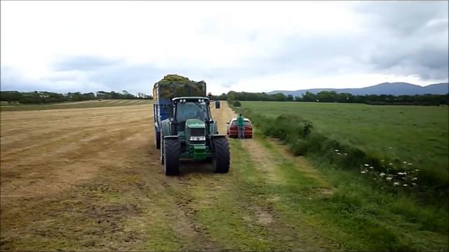 Mickey Riordan, Ardfert, North Kerry silage 2012