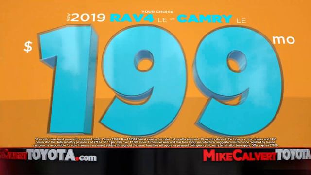 72 Hour Summer Sale at Mike Calvert Toyota