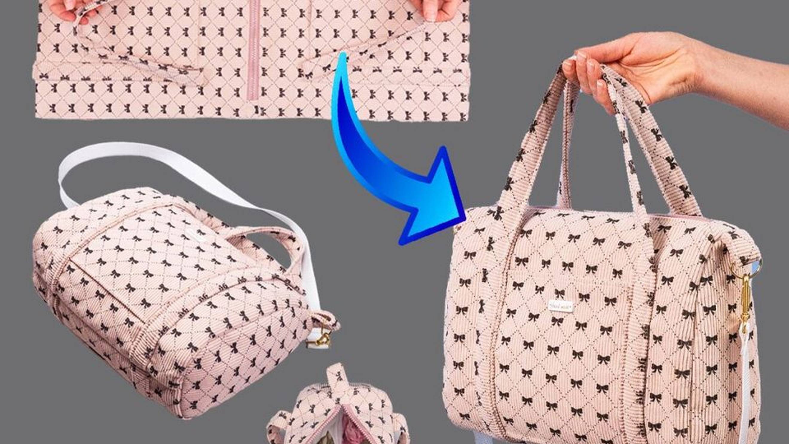 Вы будете удивлены, как легко вы сможете сшить эту стильную сумку!👜✂️