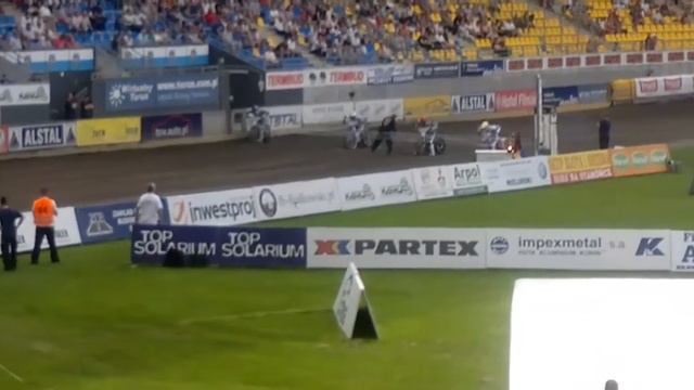 Unibax - PGE Marma Rzeszów 2012 Bieg 6 upadek.K.Pulczyńskiego