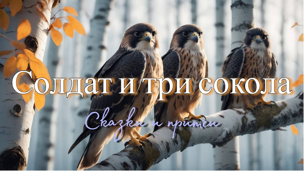 Мультфильм: Солдат и три сокола