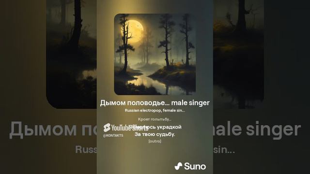 Дымом половодье… female singer на стихи С.Есенин(1910) VERSUZ от SUNO & DJ KON TAKTS