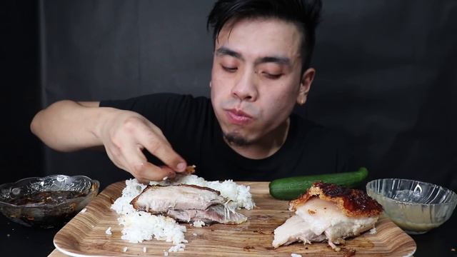 Pork belly mukbang