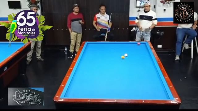 FINAL DE INFARTO  Tovar vs Cocodrilo  Torneo internacional billar Jolemito Manizales Col