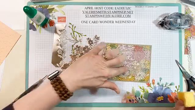 One Card Wonder Wednesday April 1, 2020   Ornate Garden:Bloom & Grow