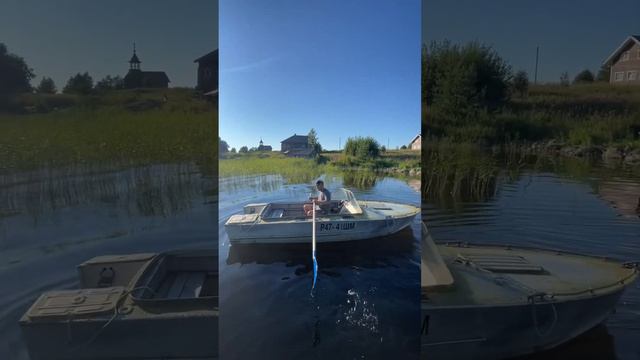 Старая лодка #shorts #лодка #boat #катер #обзор #рыбалка #щука #fishing #automobile #авто #топ