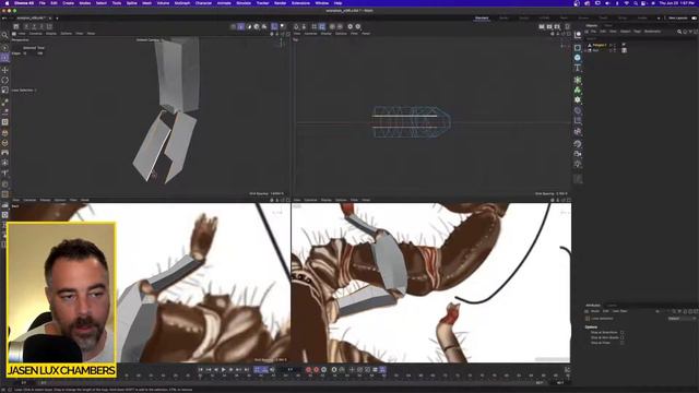 How To 3D Model a Scorpion in Cinema 4D R26 (Part 3)