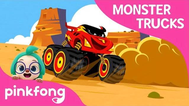 I'm a Monster Truck | Monster Trucks | Car Songs | Pinkfong Songs for Children