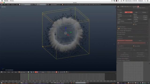 Создание кинематографических взрывов в Blender