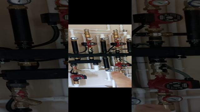 Монтаж системы отопления.