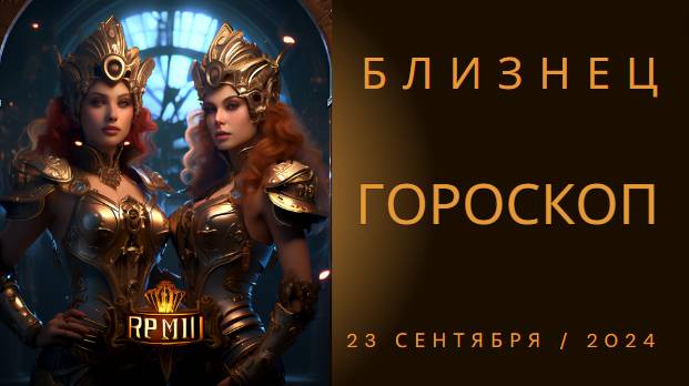 Близнецы, время действовать! 🌟 Гороскоп на 23 сентября