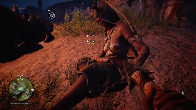 Far Cry Primal - self first aid rambo-style (+topless)