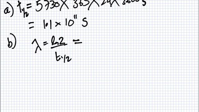 Physics | 1819 Intake 2 | Lesson | Half Life | 30-05-2019