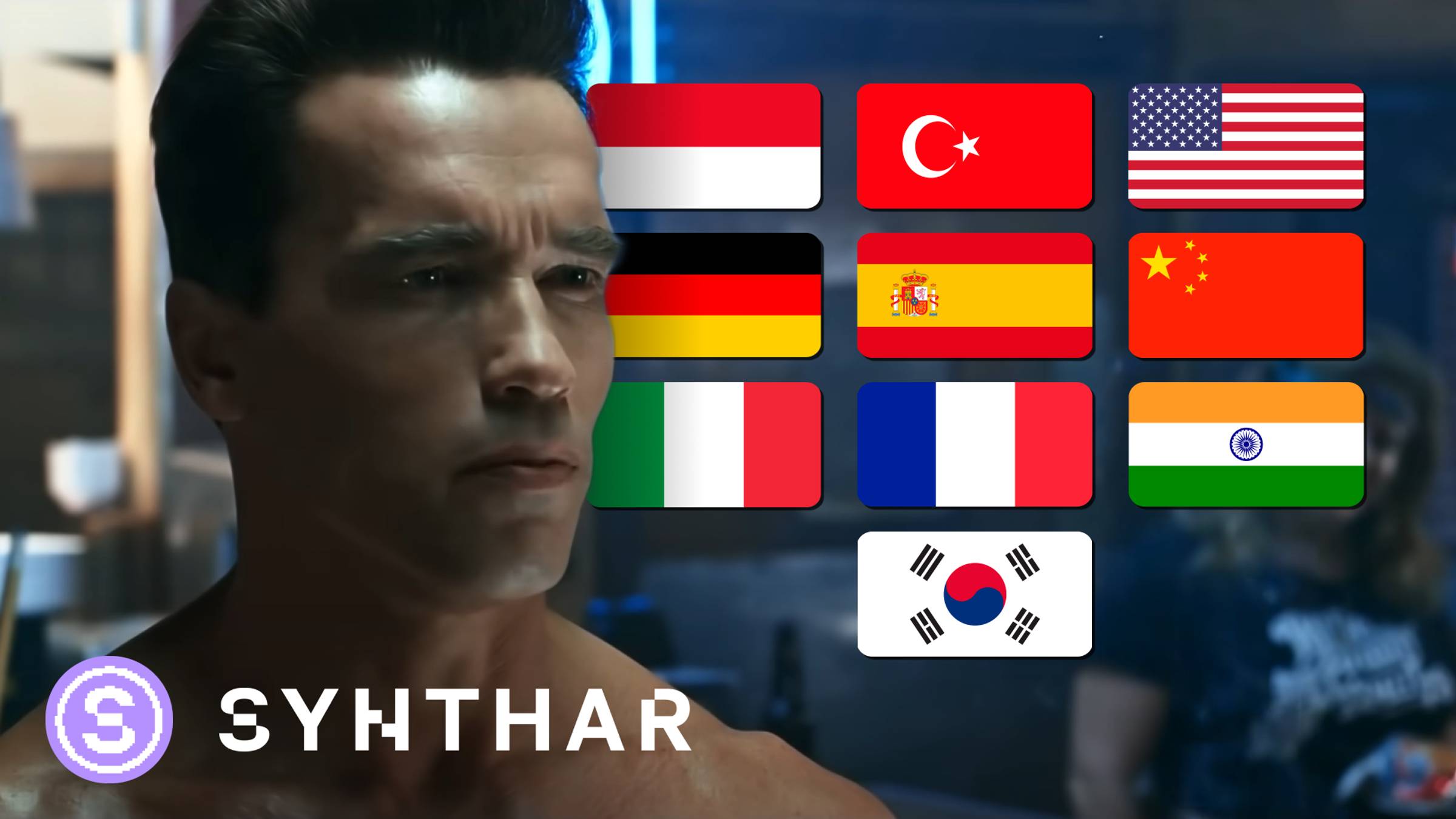 T-800. "I need your clothes, your boots and your motorcycle" in different languages.