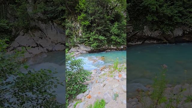 Горная река в Абхазии. A mountain river in Abkhazia. #сухум #абхазия #abkhazia   #sukhum