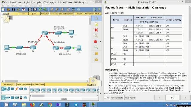 8.4.1.2 Packet Tracer - Skills Integration Challenge