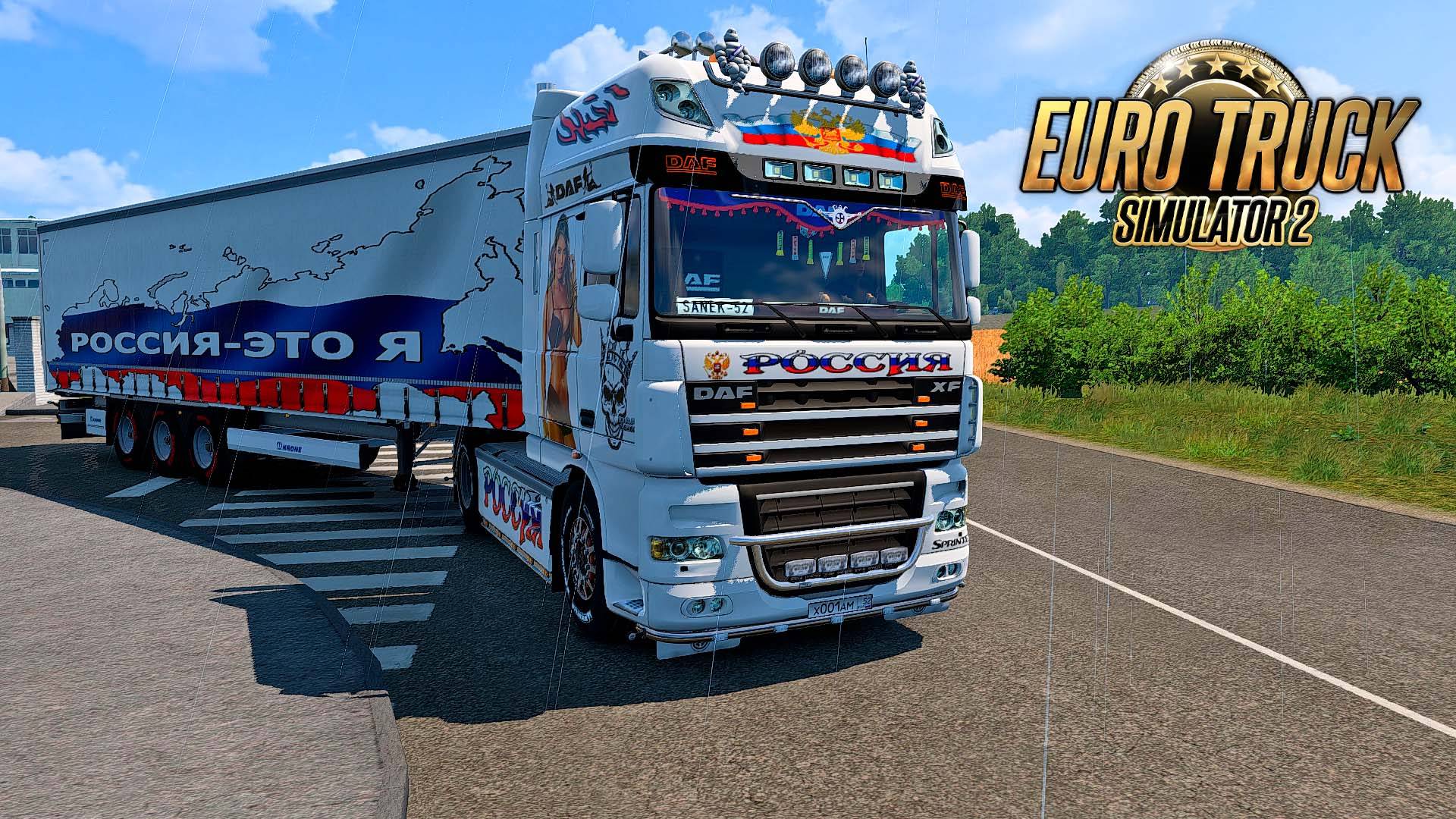 🔴Euro Truck Simulator 2. Катаемся по RUSMAP 1.51