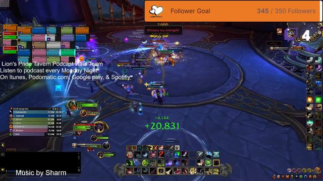 WoW - Lions Pride Tavern Podcast Raid Team  - Faffards Live Stream