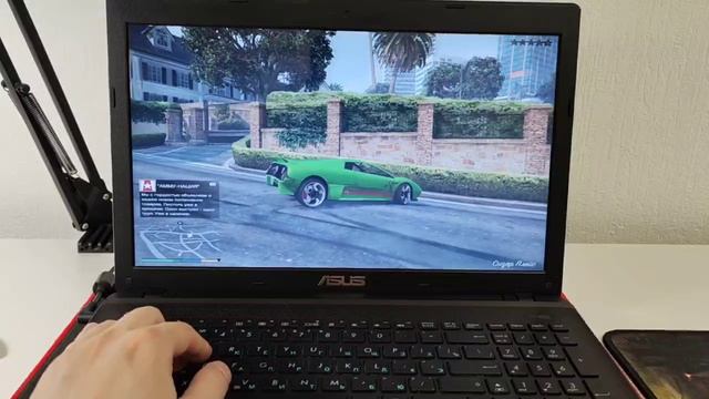 Тест GTA 5 на ASUS K55VD-SX022H, i5 3210M, NVIDIA GeForce 610M, 6GB, 750GB