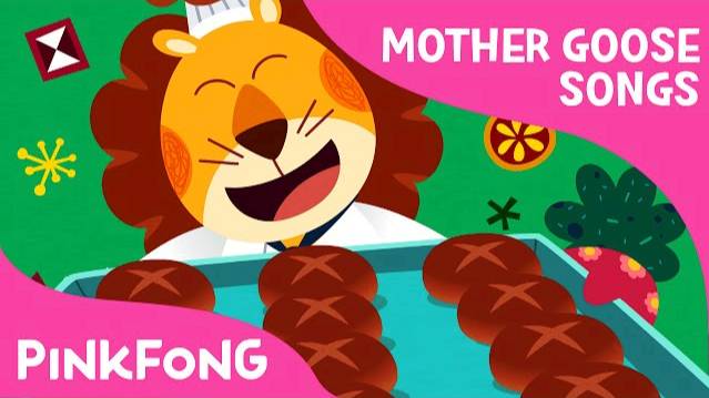 Hot Cross Buns | Mother Goose | Nursery Rhymes | PINKFONG Songs for Children