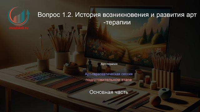 Арт-терапия. Профпереподготовка. Лекция. Профессиональная переподготовка для всех!