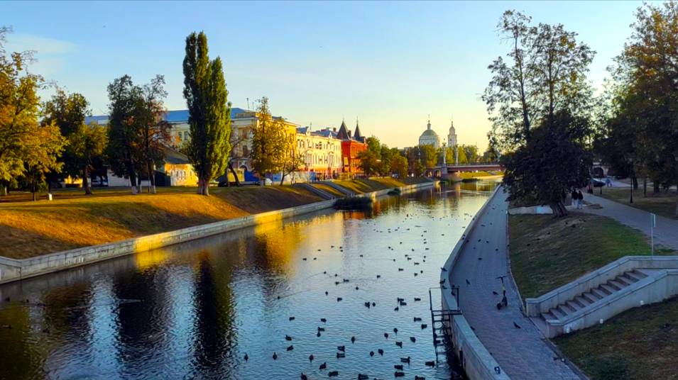 Орловская набережная, Стрелка, детский парк
