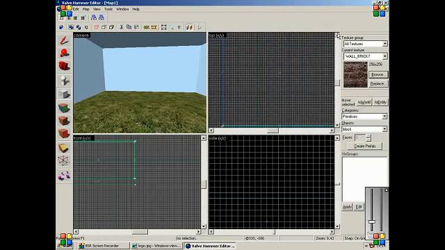 valve hammer tutorial 1 -wall,skybox,ground,player