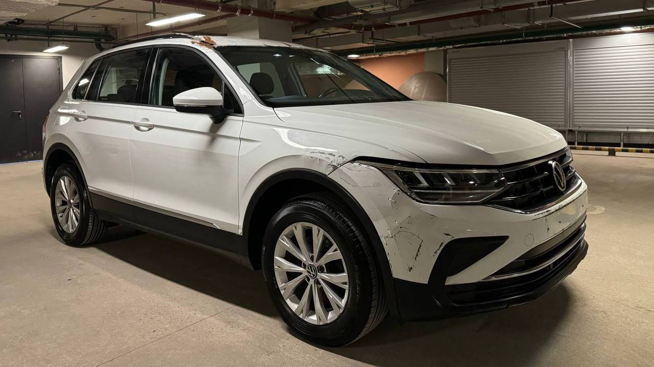 Volkswagen Tiguan; 2,0 AT; 2021; Белый