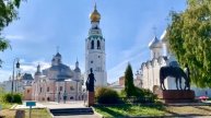 Вологда Кремлевская пл Софийский собор Панорамный вид с колокольни