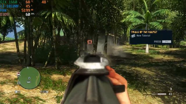 FAR CRY 3 GTX 1660 + i3 10100F - 1080p - Max Graphics Gameplay VSYNC On