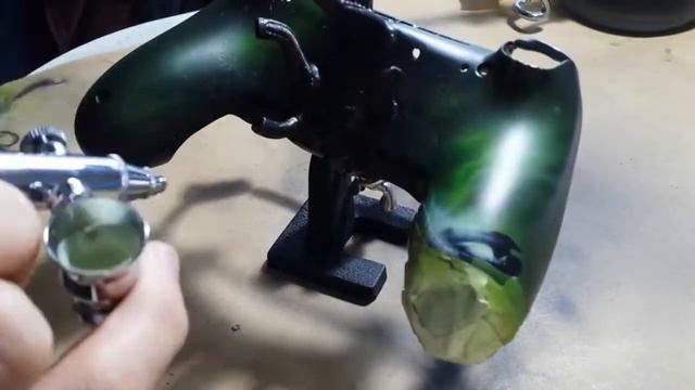 PS4 Custom Alien Controller - Paint Job