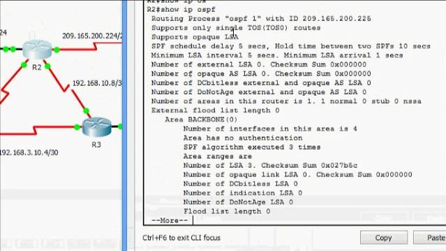 10.1.2.5 Packet Tracer - Propagating a Default Route in OSPFv2