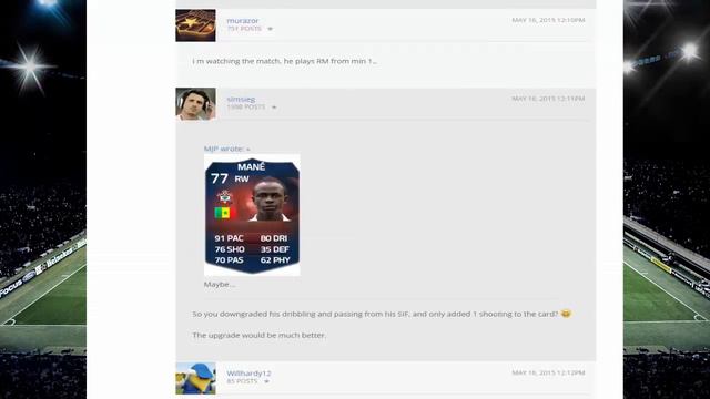 FIFA 15: RECORD BREAKER MANE THIS WEEK!? TOTW 36 UPDATE!!