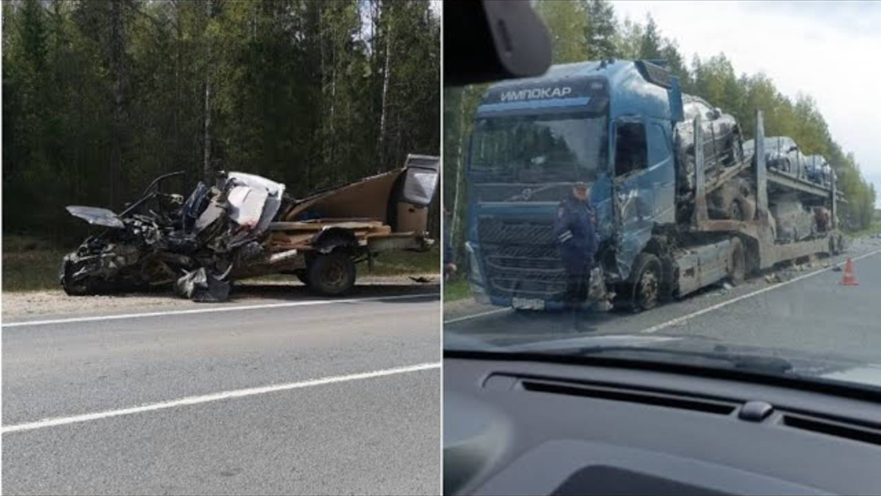 «Тело разрубило на две части». Водитель ГАЗели погиб в ДТП с автовозом под Костромой.