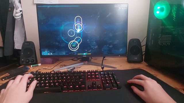 pov osu! with 3200 dpi