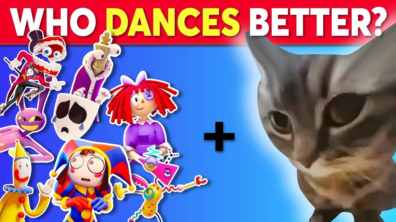 Who DANCES Better_ 💃🎶 The Amazing Digital Circus, Chipi Chipi Chapa Chapa Edition