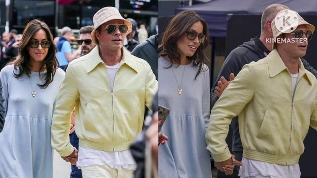 Brad Pitt and girlfriend Ines de Ramon spotted in matching outfits at Rock4EB benefit in Malibu