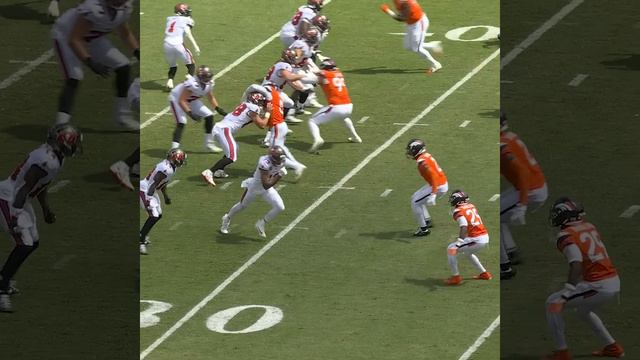 Brandon Jones intercepts the Baker Mayfield pass vs. Tampa Bay Buccaneers