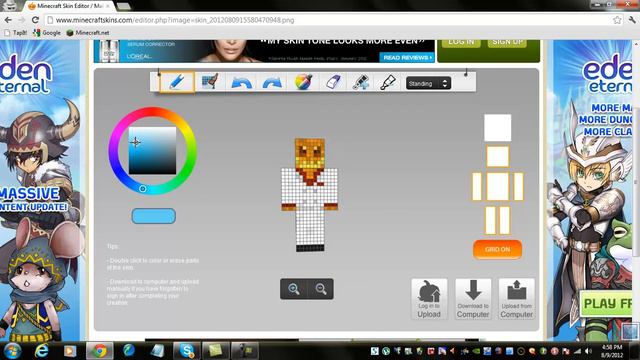 How To Download And Make minecraft Skins