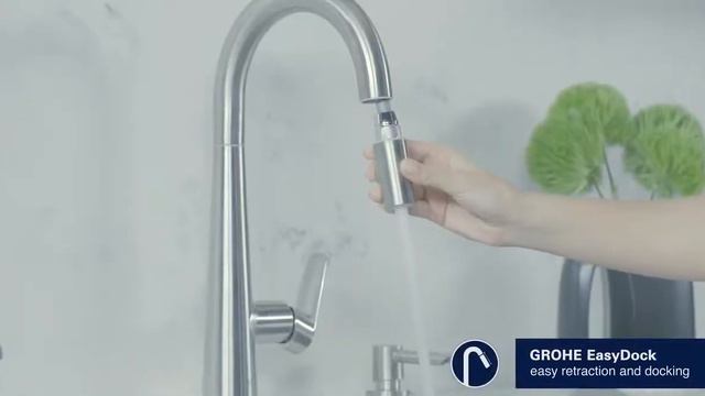 Смеситель GROHE Veletto 30419DC0 для кухонной мойки, суперсталь