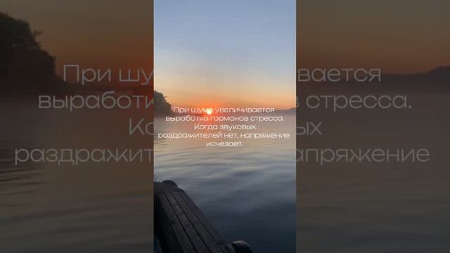 Польза Тишины.