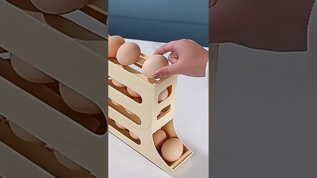 Лоток для хранения яиц трехъярусный🥚