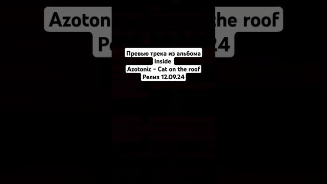 #azotonic Превью трека из альбома Inside Azotonic - Cat on the roofРелиз 12.09.24