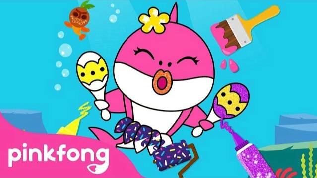 Pinkfong Baby Shark Coloring Book | Game Play | Pinkfong Game | Pinkfong Kids App Games