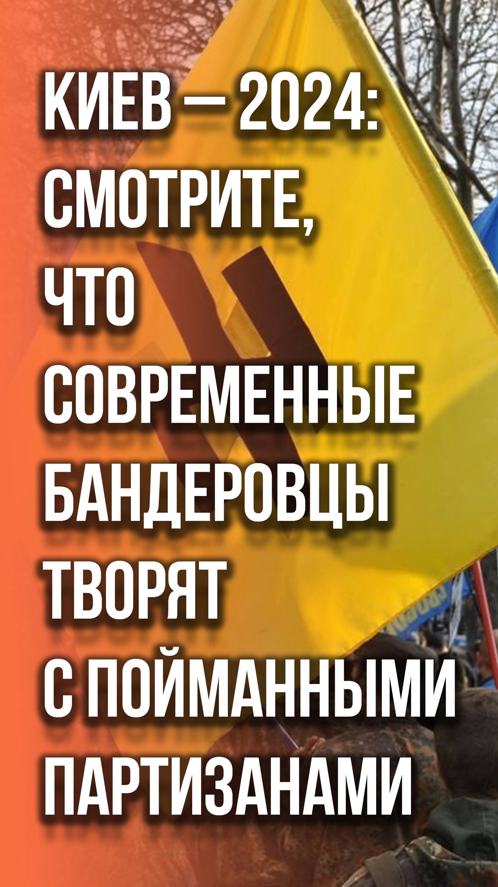 Боевики ВСУ поймали в Киеве наших партизан. Что было дальше–смотрите на видео из местных ТГ-каналов