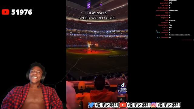 iShowSpeed Reacts To His Song Used In WORLD CUP 😂